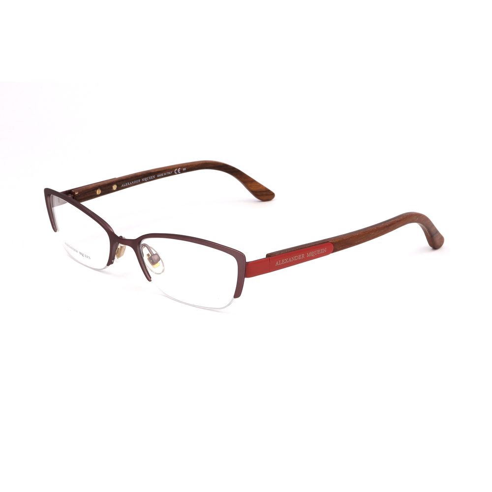 Alexander McQueen AMQ4183WCV Burgundy & Red Women's Optical Frames