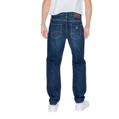 Armani Exchange Blue Wash Cotton Denim Jeans