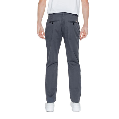 Armani Exchange Black Cotton Chino Pants