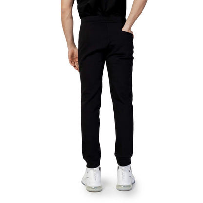 Armani Exchange Black Cotton Jogger Sports Pants