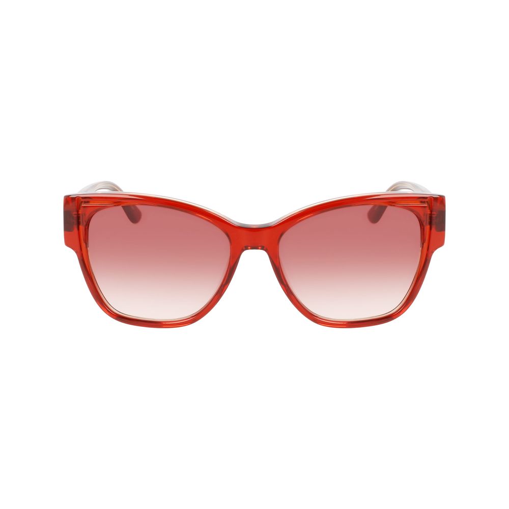 Orange Acetate Sunglasses by Karl Lagerfeld