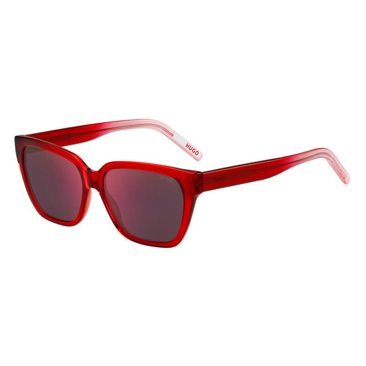Red Acetate Sunglasses by Hugo Boss