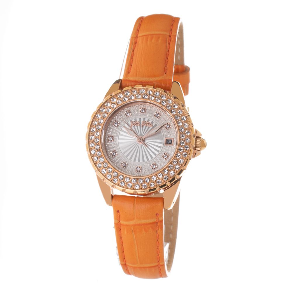 Folli Follie Women's Orange Leather Watch
