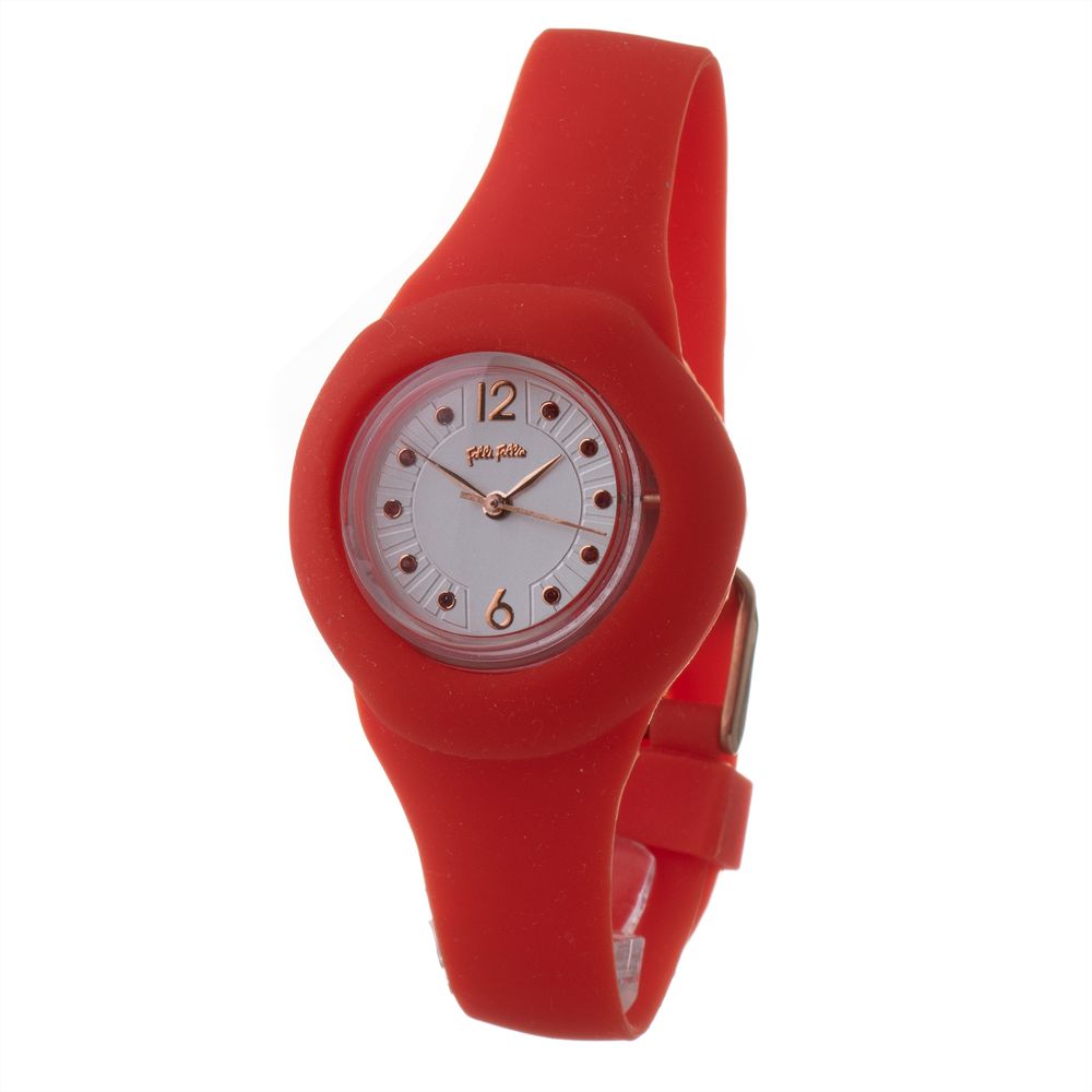 Folli Follie Women's Red Silicone Watch