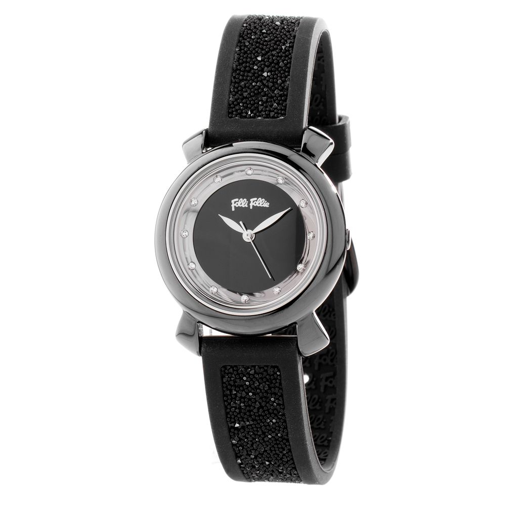 Folli Follie Women's Black Plastic Watch