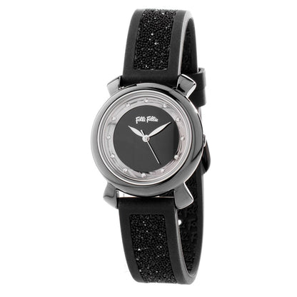Folli Follie Women's Black Plastic Watch