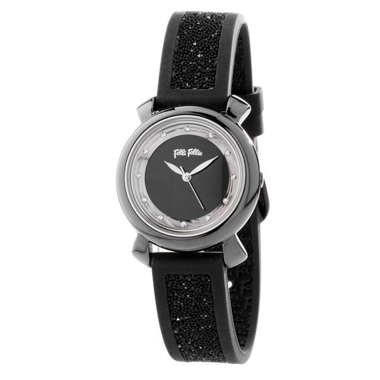 Folli Follie Women's Black Plastic Watch