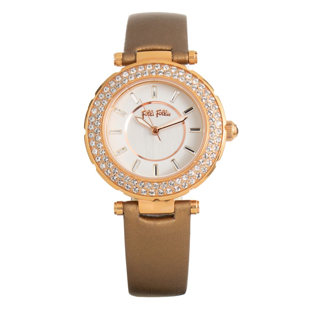 Folli Follie Women's Brown Leather Watch