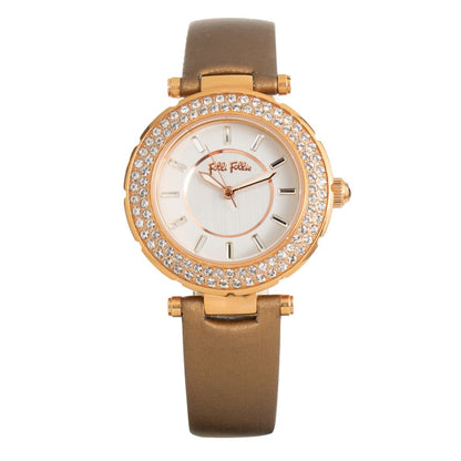 Folli Follie Women's Brown Leather Watch