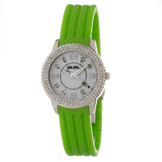 Folli Follie WF5T003ZTWV Silver & Green Women's Watch