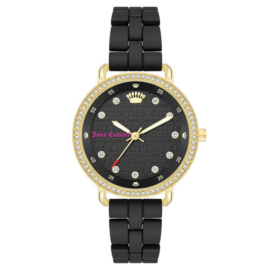 Juicy Couture JC1310GPBK Gold & Black Women's Watch