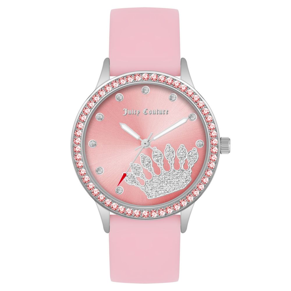 Juicy Couture JC1343SVPK Silver & Pink Women's Watch