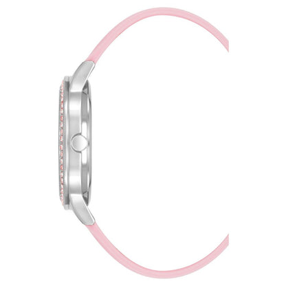 Juicy Couture JC1343SVPK Silver & Pink Women's Watch