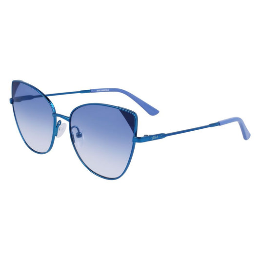Blue Metal Sunglasses by Karl Lagerfeld