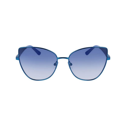 Blue Metal Sunglasses by Karl Lagerfeld