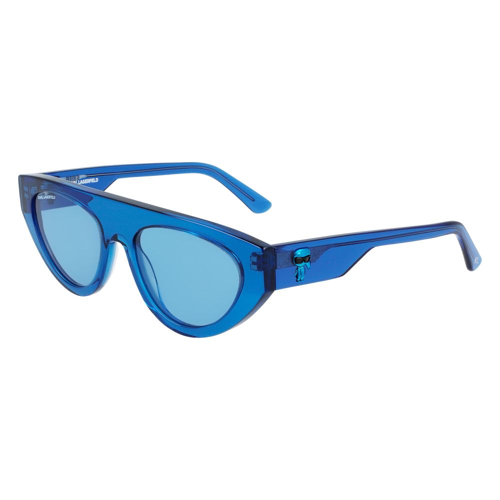 Blue Acetate Sunglasses by Karl Lagerfeld