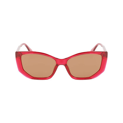 Red Injected Sunglasses by Karl Lagerfeld