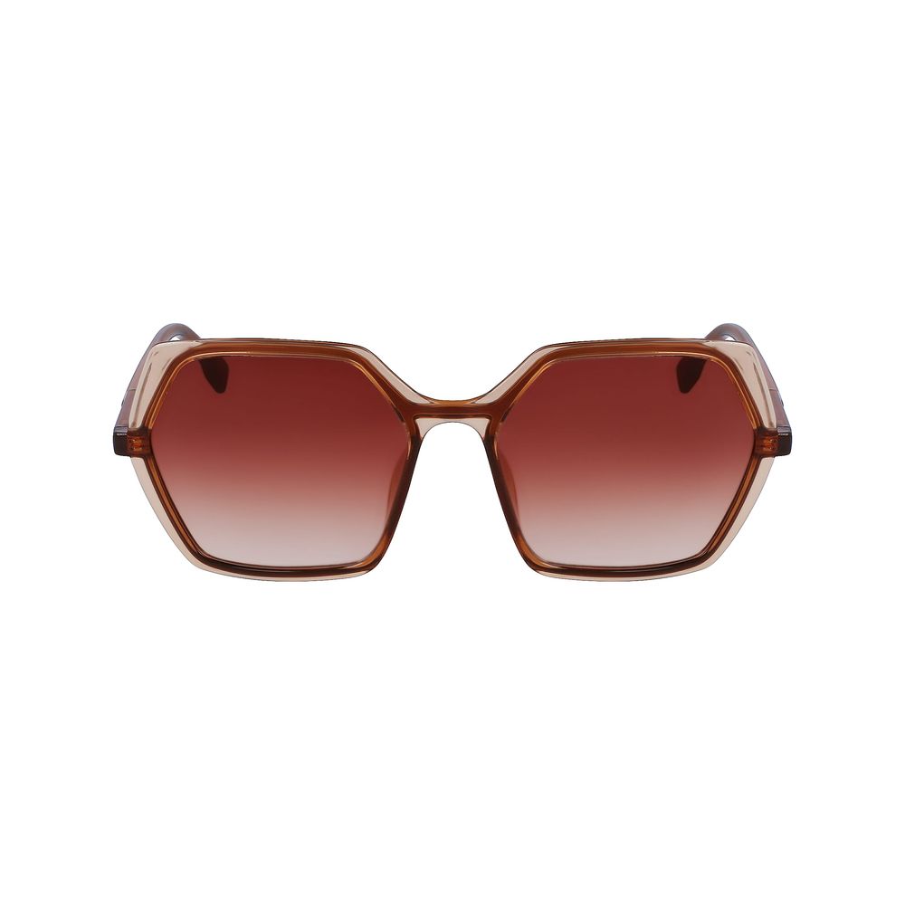 Brown Injected Sunglasses by Karl Lagerfeld