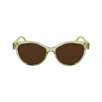 Yellow Injected Sunglasses by Karl Lagerfeld