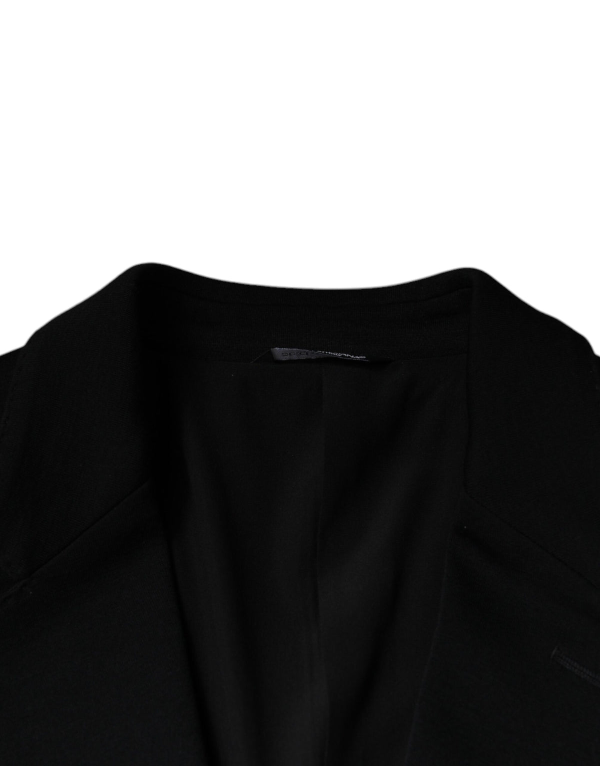 Dolce & Gabbana Men's Single Breasted Virgin Wool & Nylon Blazer - Black