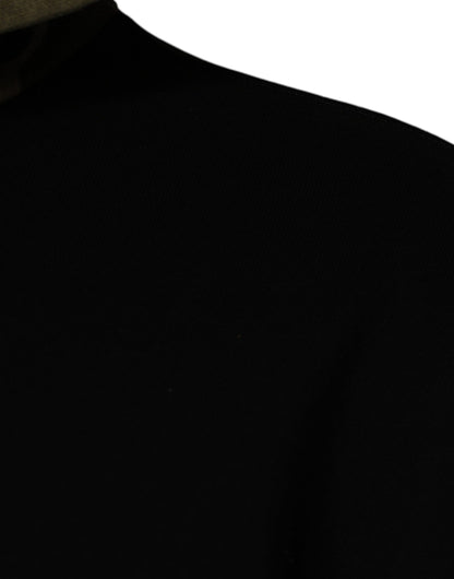Dolce & Gabbana Men's Nylon Cotton Polyester Sweatshirt Hoodie - Black Camouflage