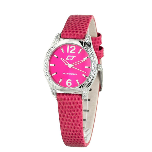 Chronotech CC7101LS15 Silver & Pink Women's Watch