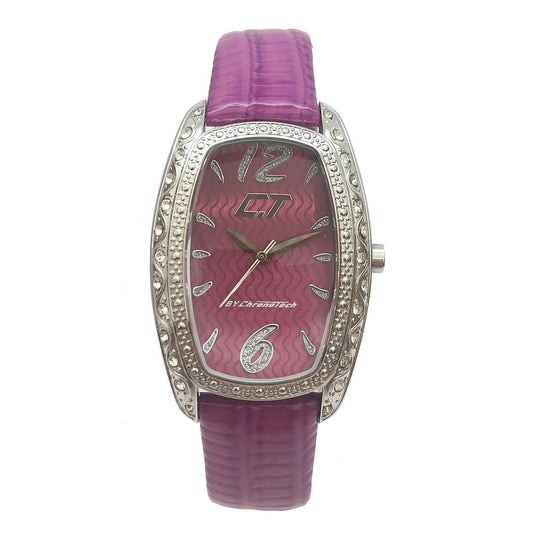 Chronotech CC7121LS08 Silver & Violet Women's Watch