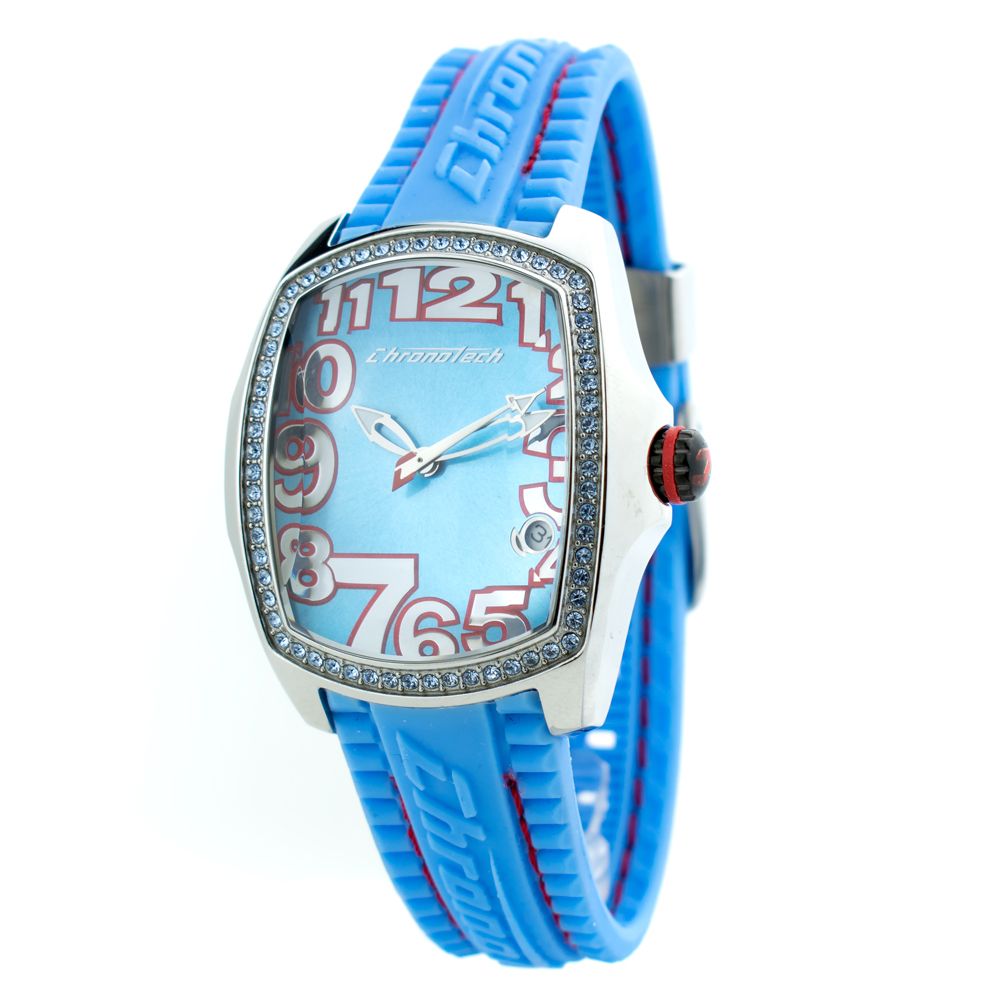 Chronotech CT7016LS13 Silver & Blue Women's Watch