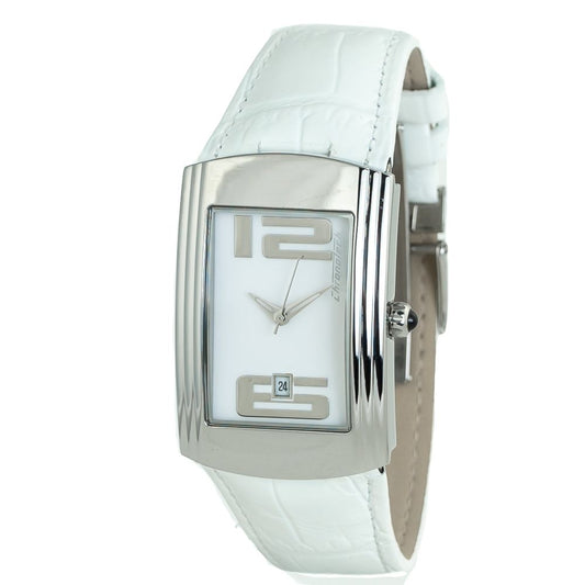 Chronotech CT7017B06 Silver & White Women's Watch
