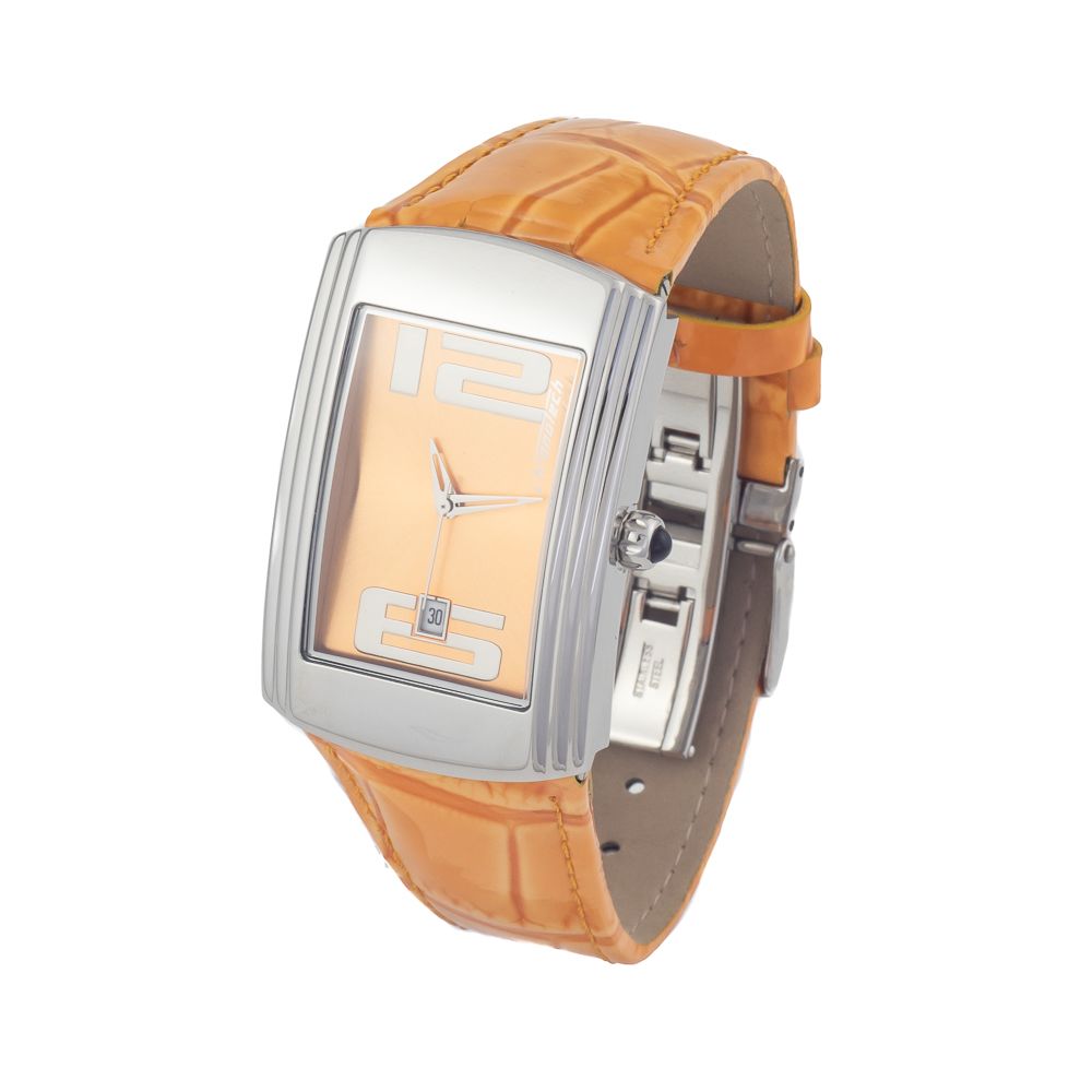 Chronotech CT7017B07 Silver & Orange Women's Watch