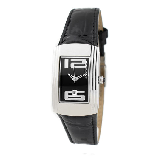 Chronotech CT7017L04 Silver & Black Women's Watch