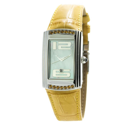 Chronotech CT7017L06S Silver & Yellow Women's Watch
