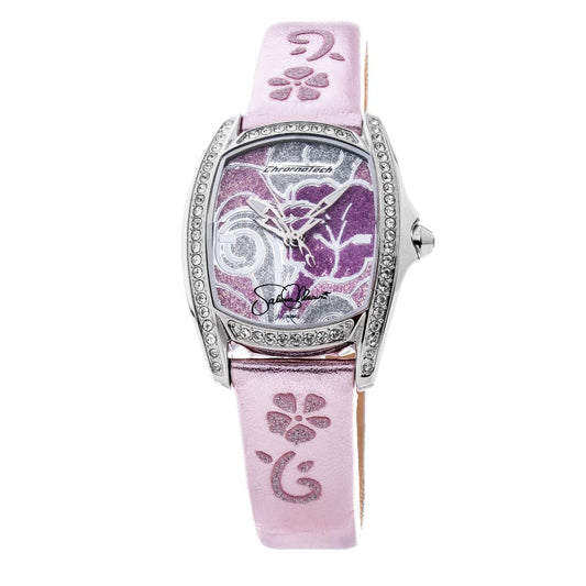 Chronotech CT7094SS13 Silver & Pink Women's Watch