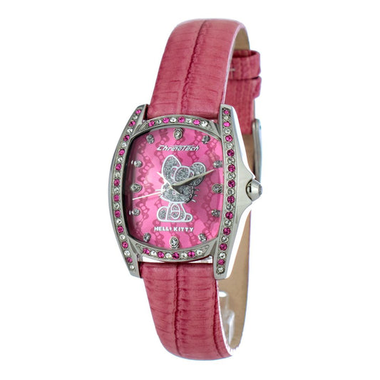 Chronotech CT7094SS37 Silver & Pink Women's Watch Chronograph