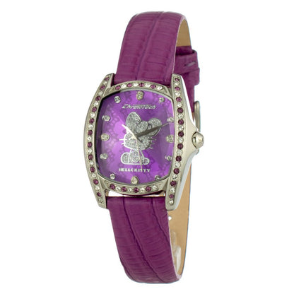 Chronotech CT7094SS38 Silver & Violet Women's Watch