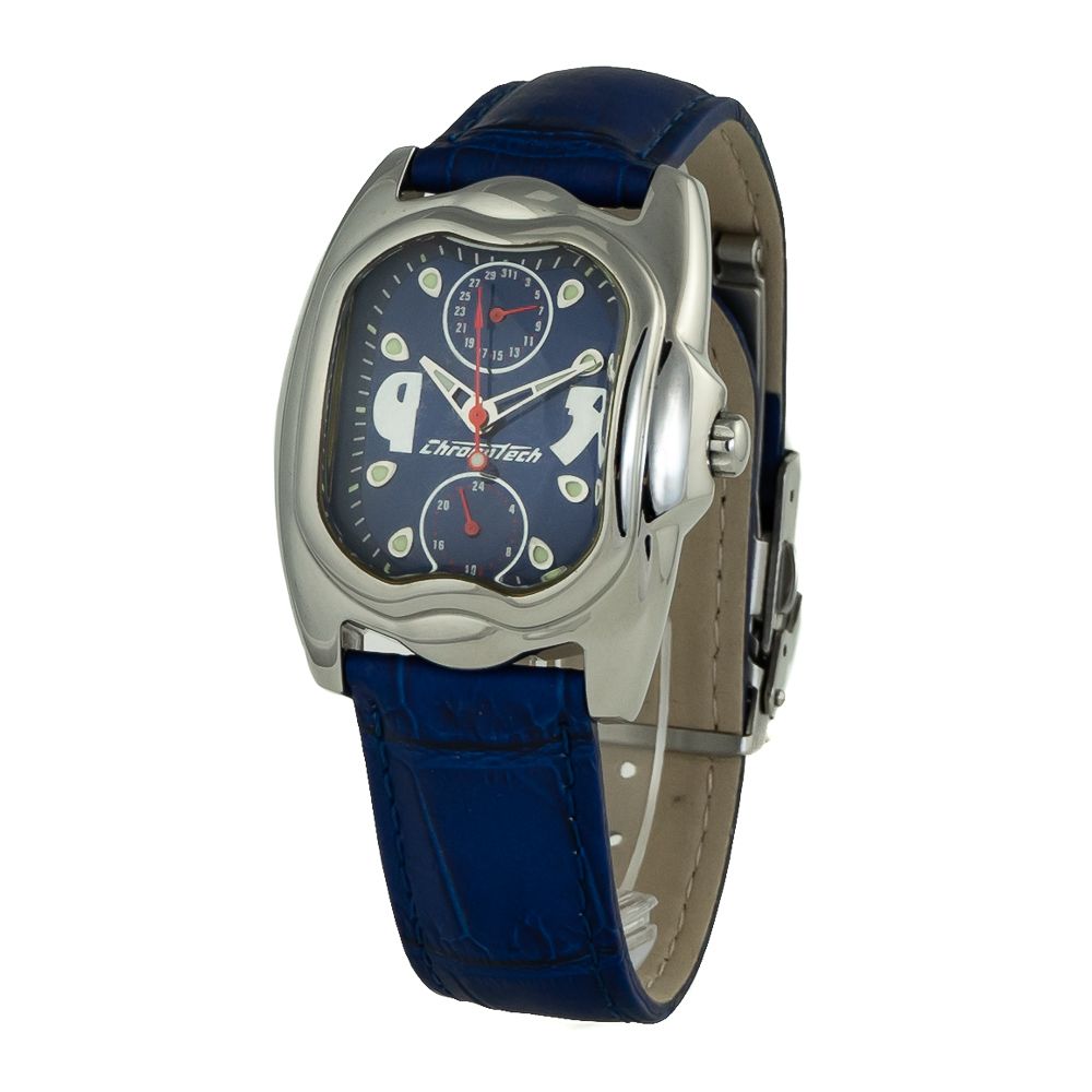 Chronotech CT7220L03 Silver & Blue Women's Watch