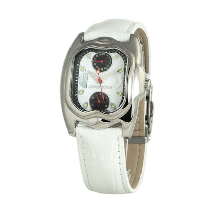 Chronotech CT7220L07 Silver & White Women's Watch Chronograph