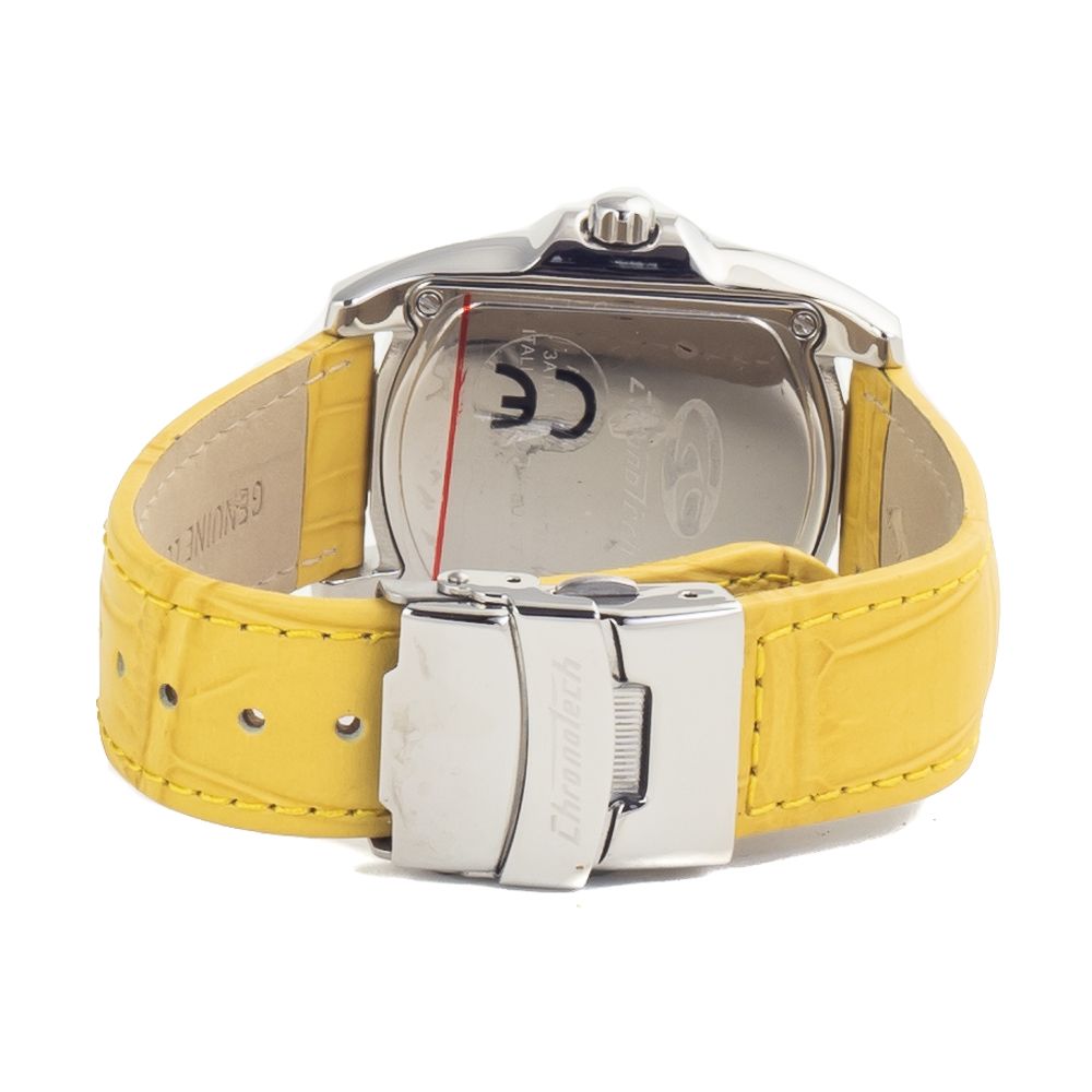 Chronotech CT7274L02 Silver & Yellow Women's Watch