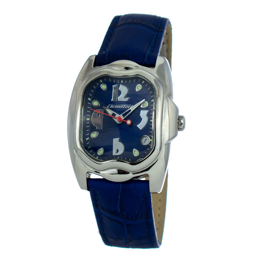 Chronotech CT7274L03 Silver & Blue Women's Watch