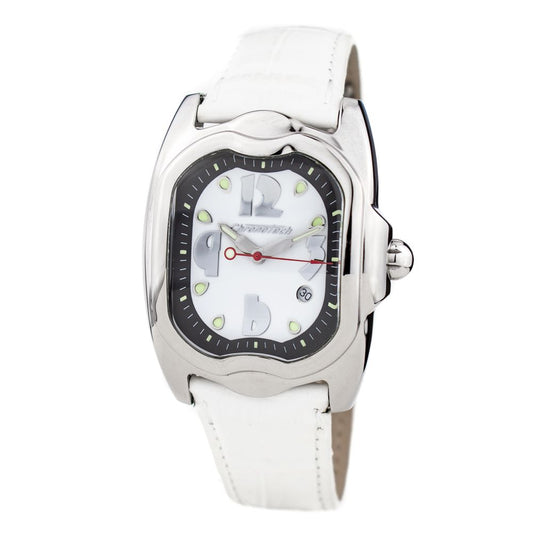 Chronotech CT7274M07 Silver & White Women's Watch
