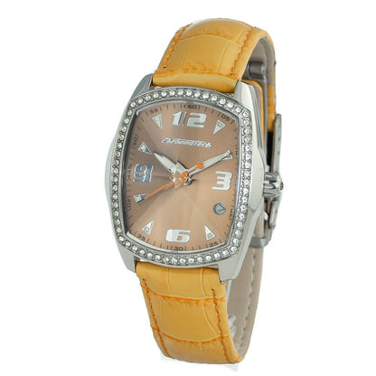 Chronotech CT7504LS06 Silver & Orange Women's Watch
