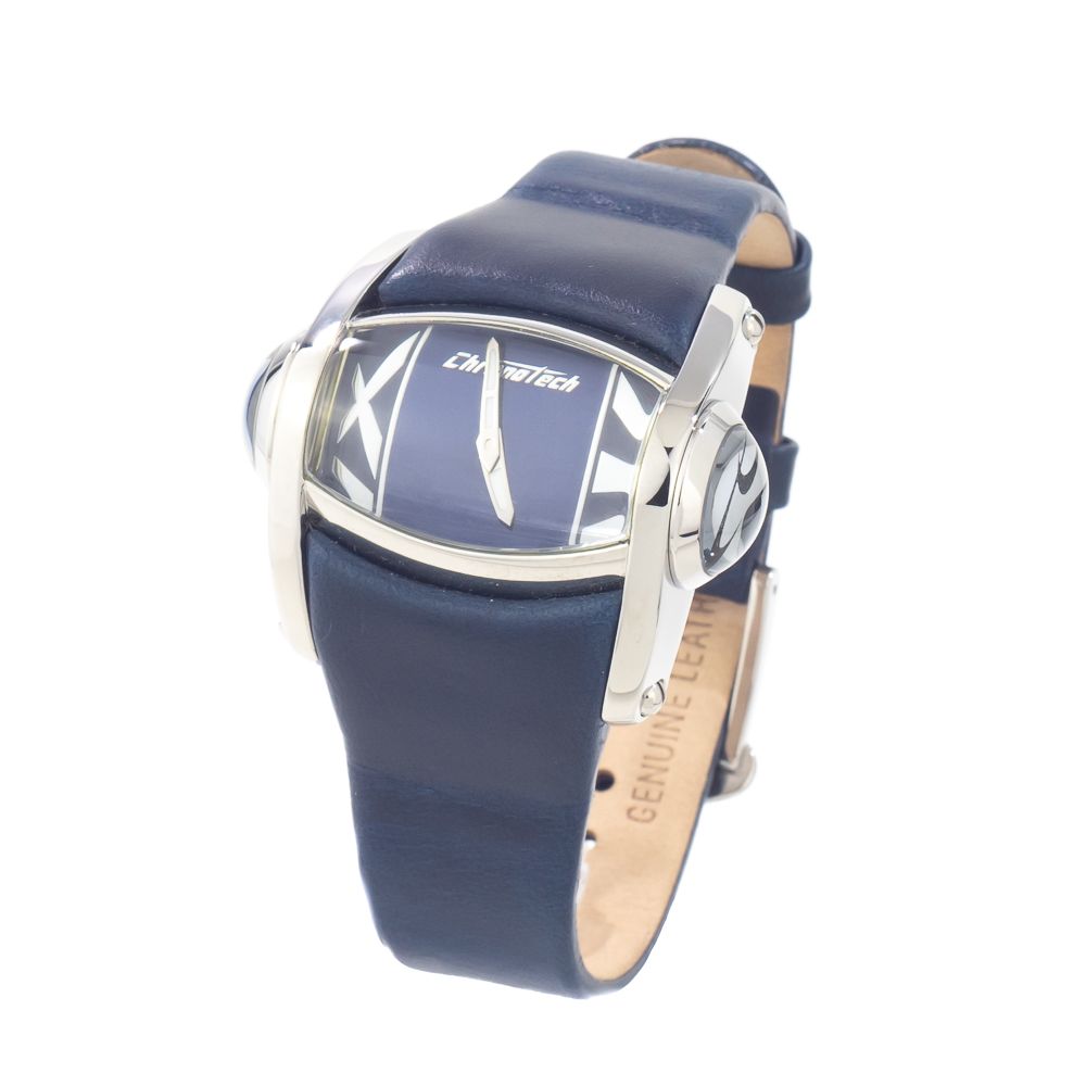 Chronotech CT7681L03 Silver & Blue Women's Watch