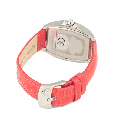 Chronotech CT7896L97 Silver & Red Women's Watch