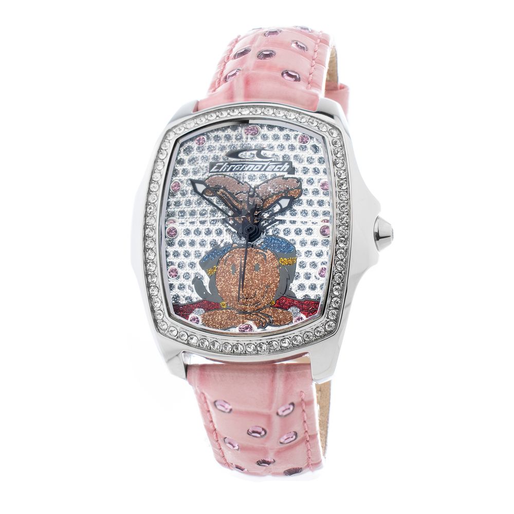Chronotech CT7896LS85 Silver & Pink Women's Watch