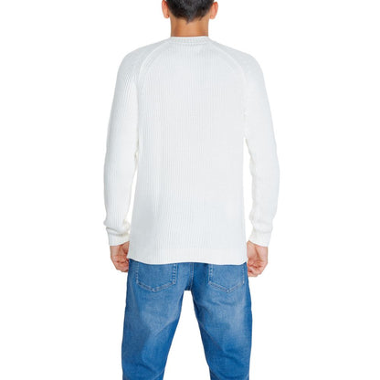 Calvin Klein Jeans White Cotton Cotton Sweater