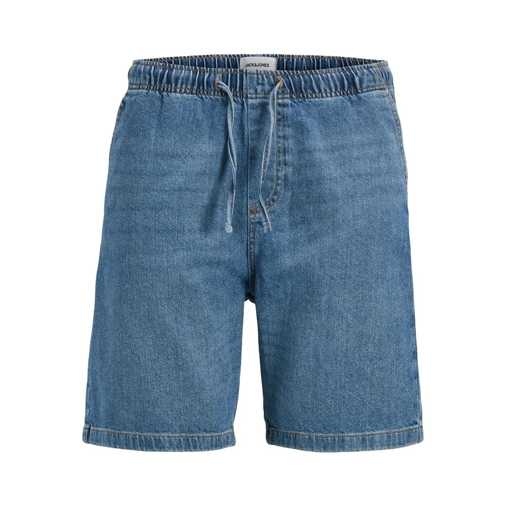 Jack Jones Light Blue Cotton Denim Bermuda Shorts