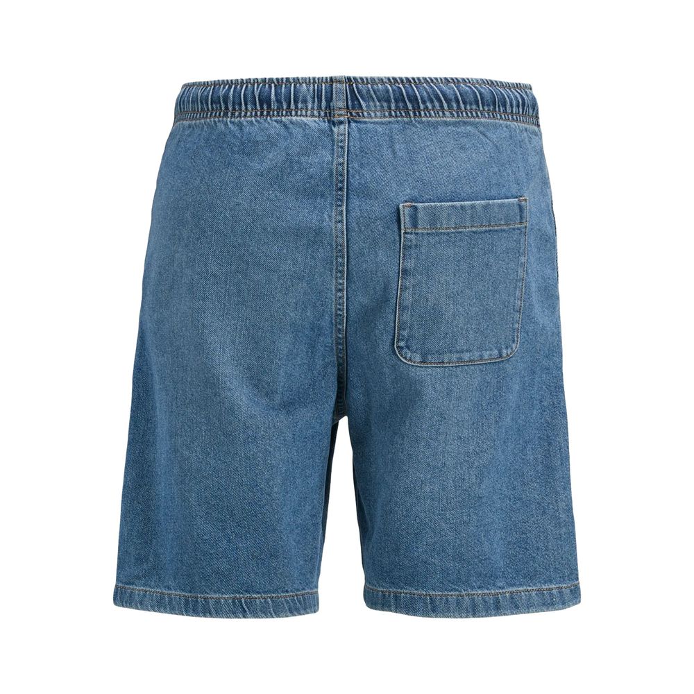 Jack Jones Light Blue Cotton Denim Bermuda Shorts
