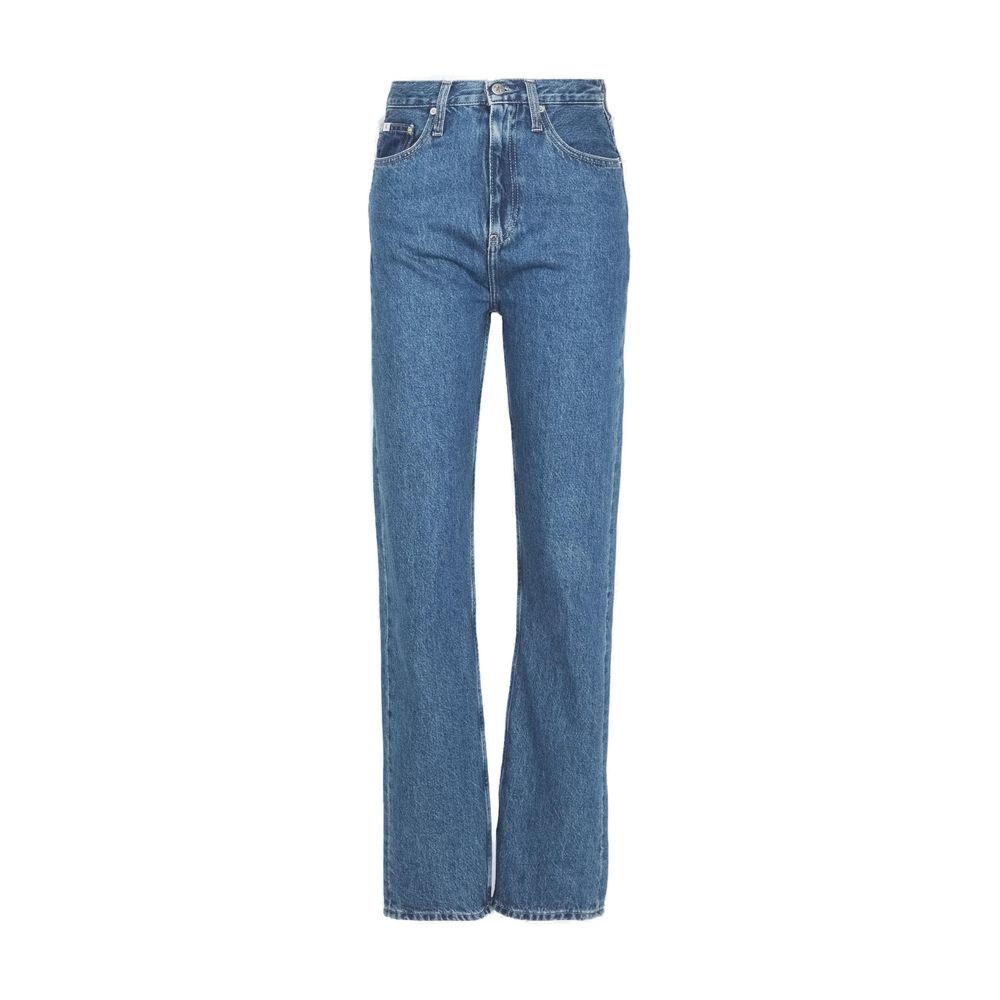 Calvin Klein Jeans Light Blue Cotton Baggy Jeans
