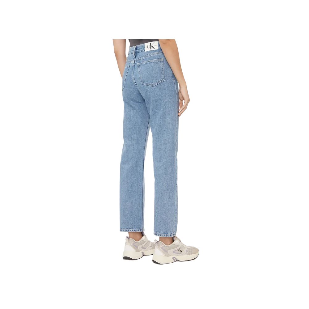 Calvin Klein Jeans Light Blue Cotton Baggy Jeans