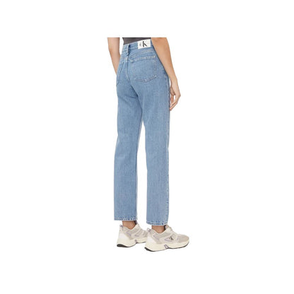 Calvin Klein Jeans Light Blue Cotton Baggy Jeans